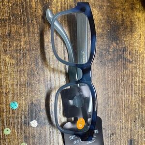 Blue Reading Glasses
